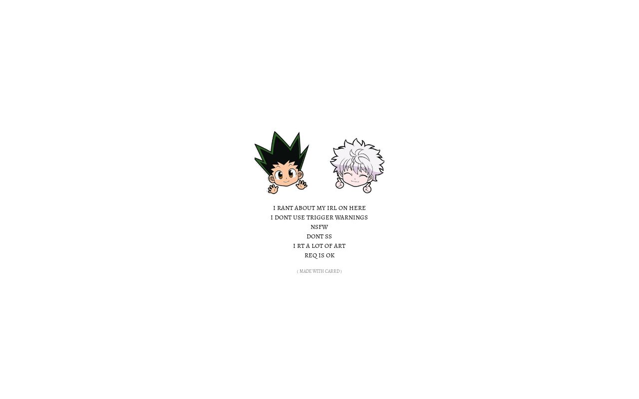 Carrd profile picture for @malaria